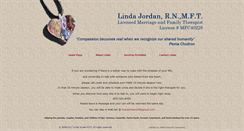 Desktop Screenshot of lindajordanmft.com